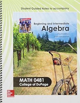 Paperback Notes For Beginning and Intermediate Algebra-Mc Graw Hill Book