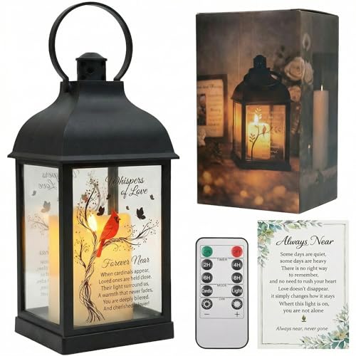 Memorial Lantern with Card,Sympathy Gifts Only $19.99 at Amazon