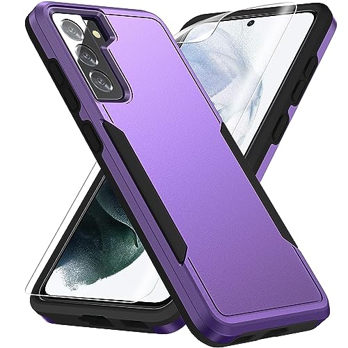 Image of for Samsung Galaxy S21 Case with HD Screen Protector, Purple