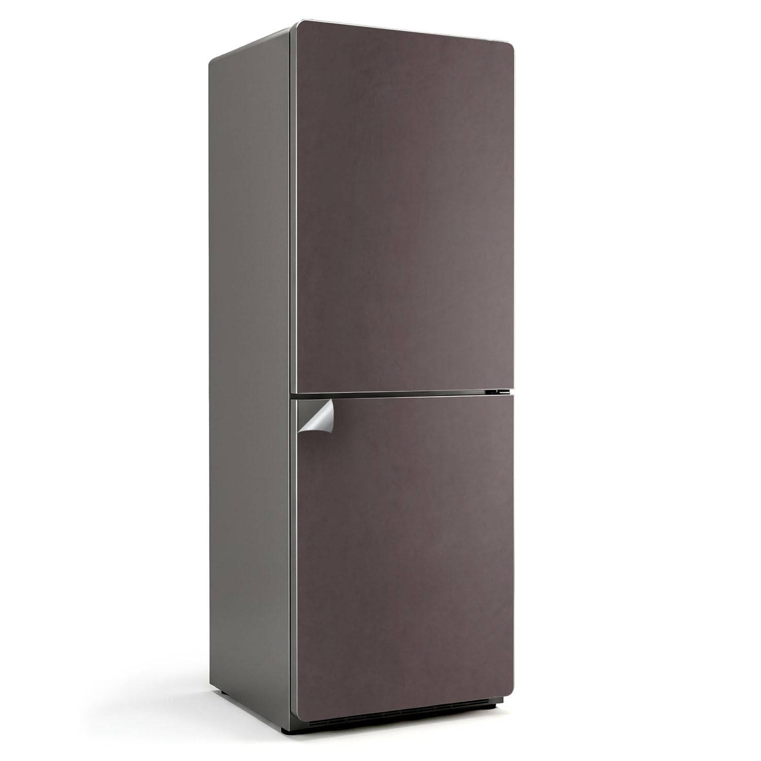 Autocollants pour frigo 70x190 cm marron pour relooker une cuisine