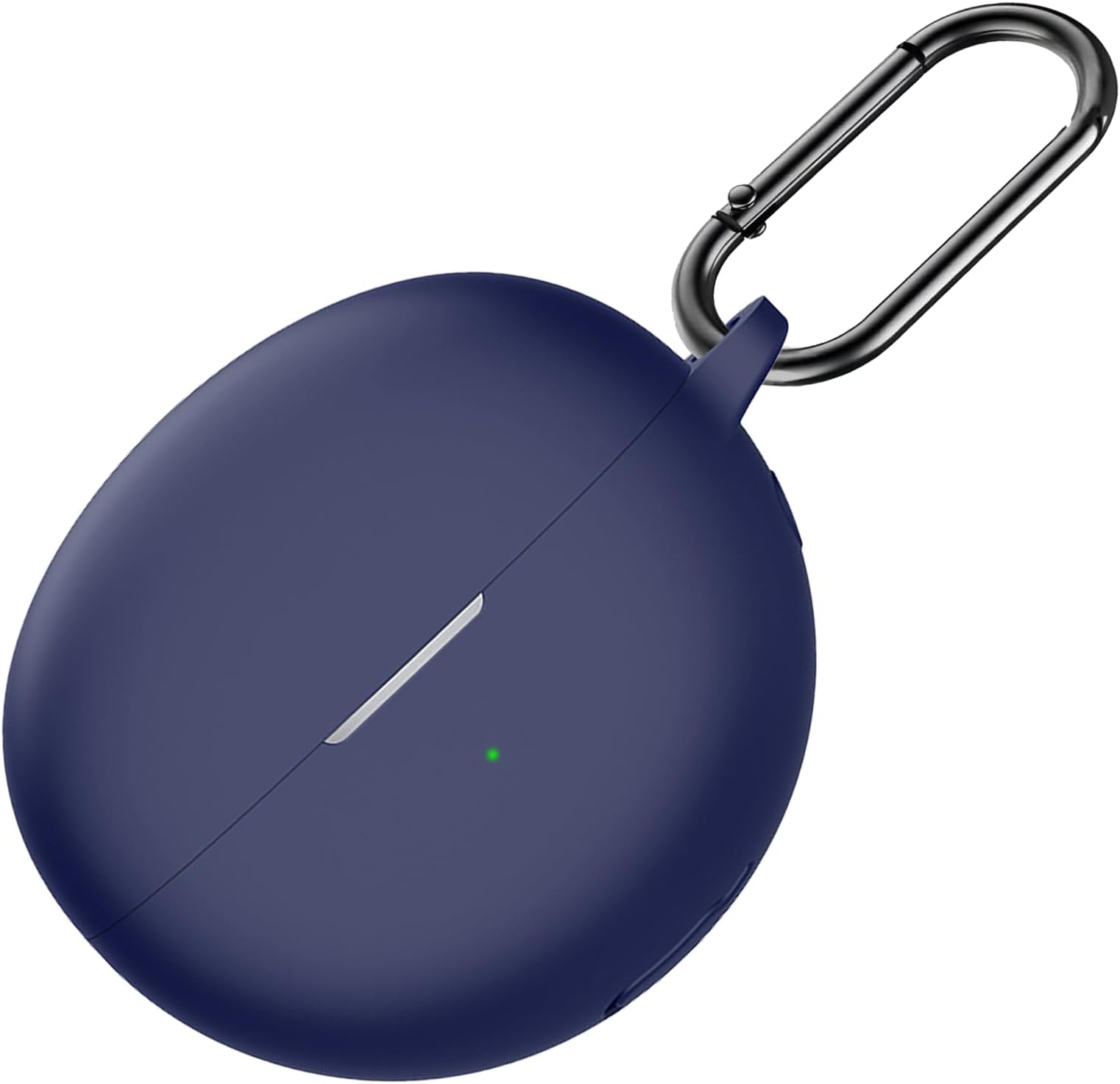 USTIYA Case for Huawei FreeClip Protection Cover Full-Body Soft Silicone with Keychain Headphone Accessories Funda Carcasa (Blue)