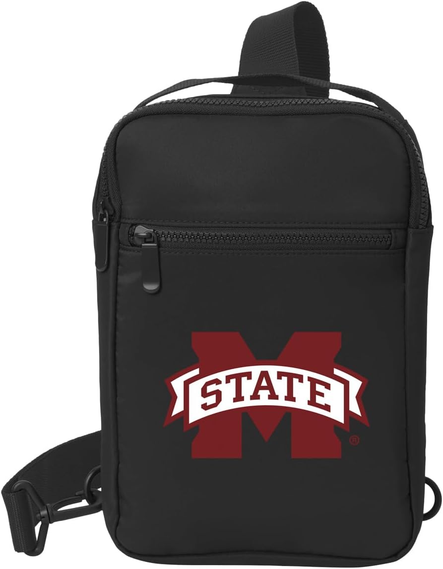 Broad Bay Mississippi State Crossbody Bag - Versatile Travel, Sports, or Gameday Bag for MSU Bulldogs Fans and Alumni, Men or Women