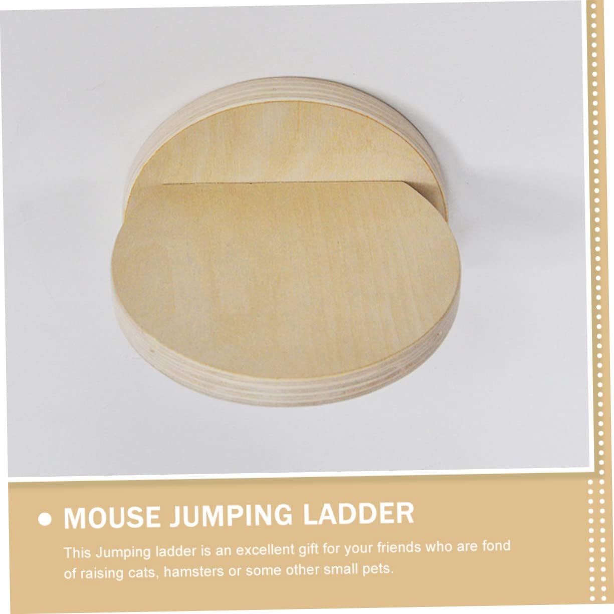 Hanging Cat Climbing Board Solid Wood Cat Steps Round Platform Multipurpose PET Accessory