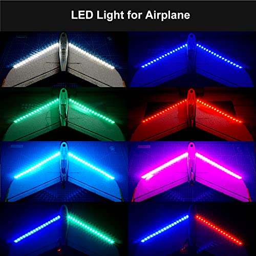 Elechawk LSTRIP01 Rc Led Light Strip For Rc Car Truck Airplane Boat Drone Fixed Wing Color Changeable thumb #2