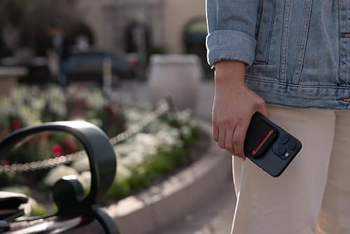 Miniatura 2 de Satechi Cartera magnética Magsafe y soporte de doble solapa, cartera para iPhone con 4 ranuras para tarjetas, solapa frontal NFC Pass Through para