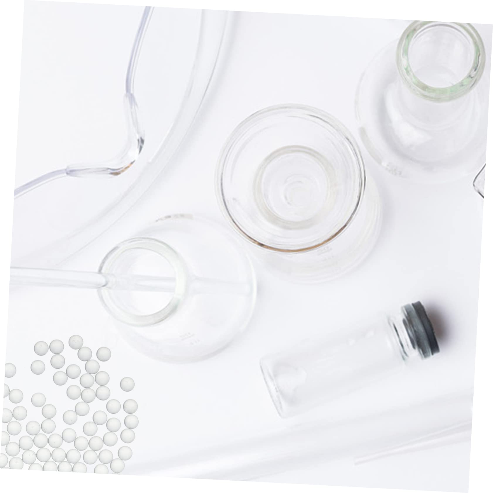 Cabilock Perlas de Vidrio para Experimentos de Alta Precisión Antiebullición, Relleno para Filtración y Molienda de Arena en Laboratorios y Fábricas Farmacéuticas