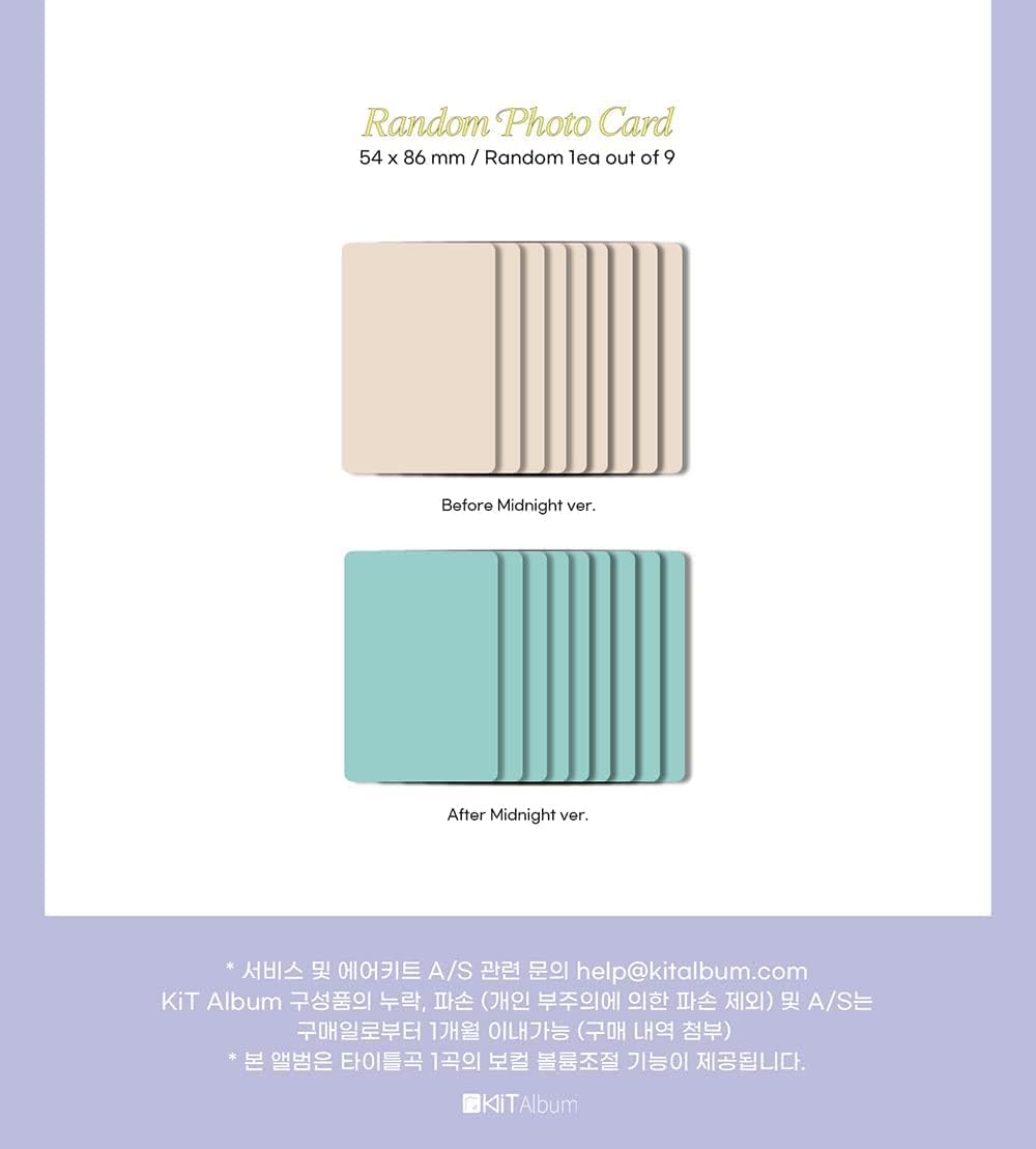 Genie Music fromis_9 - Midnight Guest KiT Album [Full Set ver.] (4th Mini Album) 2Albums+CultureKorean Gift(Decorative Stickers,Photocards)