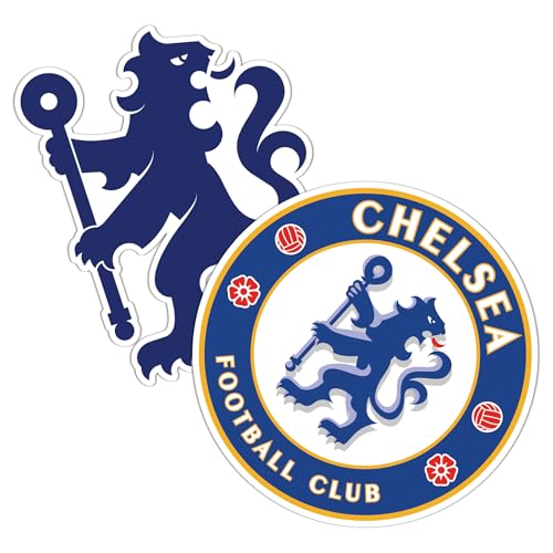 Desert Cactus Chelsea FC Sticker Decal Vinyl London Blue Lions Football Soccer Laptop Water Bottle Car Scrapbook (4 Inch A)