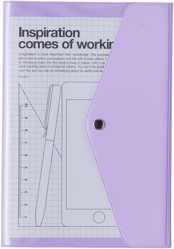 デルフォニックス手帳 22年版 21年10月始まり 保障 ライトパープル A5マンスリーポケット