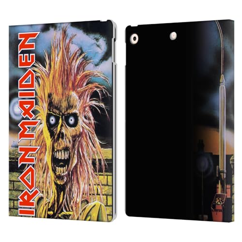 Évitez les fissures sur iPad 10.2 grâce à l'étui cuir Iron Maiden