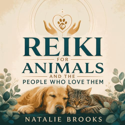 Diseño de la portada del título Reiki for Animals and the People Who Love Them