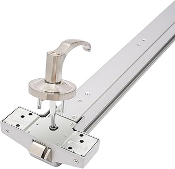 MARTEXBUY Door Push Bar Panic Exit Device with Exterior Lever, 39