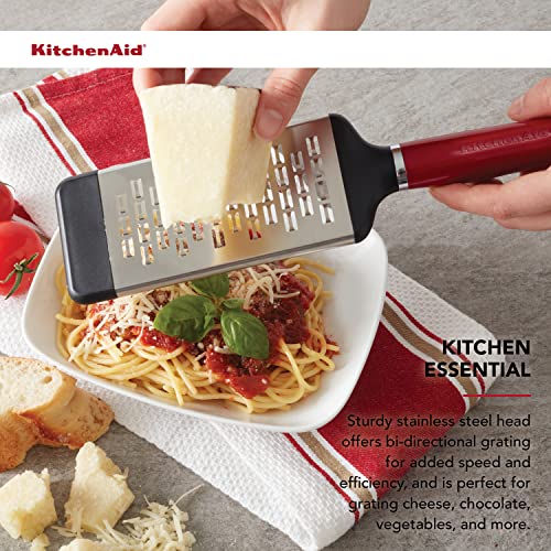 Kitchenaid Gourmet Etched Medium Grater, One Size, Red #TOP3
