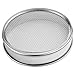 20cm Sieve 4 Mesh to 600 Mesh Stainless Steel Mesh Sieve with Frame for Laboratory Particle Analysis, 304 Stainless Steel Net for Medicine Food Industry Use(7 Mesh)