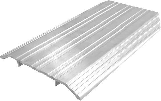 Fire Rated ADA Compliant Aluminum Door Threshold/Saddle AM655 - 5" Wide x 1/2" High - Includes #10 x 1/2" Flathead Zinc Screws Aluminum, 42"