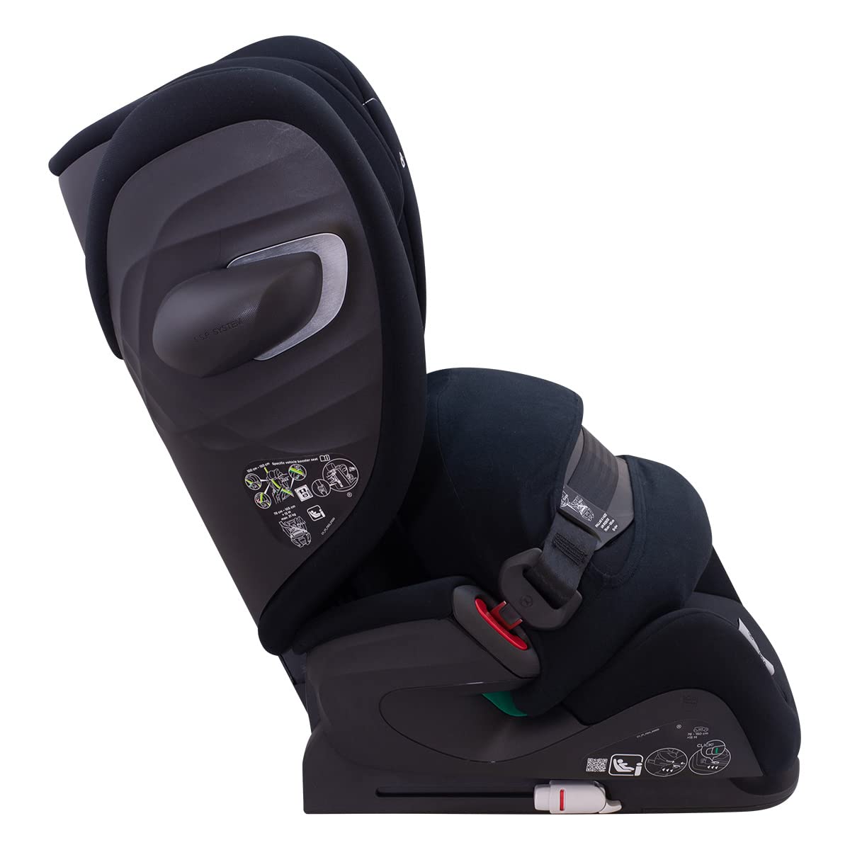 JYOKO KIDS Housse de Accessoire pour siège auto bébé en coton compatible avec Cybex Pallas G I-SIZE (Accessoire Pallas G, BLACK SERIES)