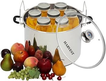 Amazon.com: Harvest Stainless Steel 20 Qt Canning Pot with Rack