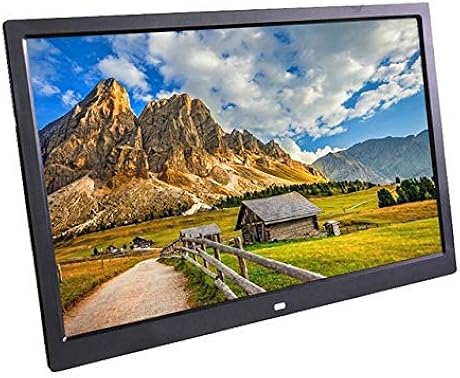 XY-store 14-Zoll-HD-LED Digital Picture Frame Wide Screen Digital Album High Resolution 1280 800 mit Motion SensorElectronic Photo Frame mit FernbedienungBlack