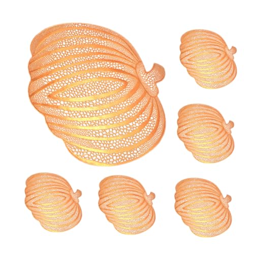 Set de table citrouille protecteur et isolant pour éviter les taches de repas de fête