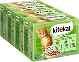 KITEKAT Portionsbeutel Multipack Landpicknick in Sauce 4x12x85g...