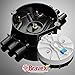 Bravex Ignition Distributor Cap and Rotor Kit fits Chevy Express 1500 GMC Jimmy Olds 96-07 4.3L V6 D328A 10452458 DR475 Brass Terminals