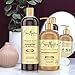 Shea Moisture Jamaican Black Castor Oil Clarifying Shampoo & Conditioner - Strengthen & Restore Sulfate-Free Shampoo & Conditioner Set with Shea Butter, ACV, and Peppermint Oil for Hair (2 Piece Set)