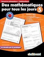 Des mathématiques pour tous les jours Grade 5 1897514328 Book Cover