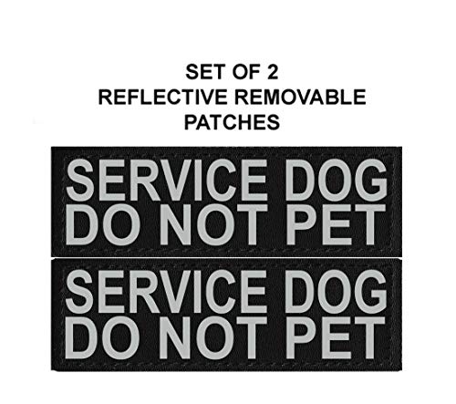 Doggie Stylz Reflective Service Dog Patches #TOP21