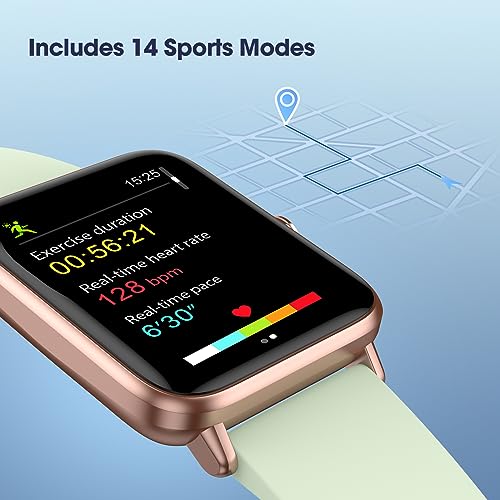 Livikey Smart Watch, Fitness Tracker With Heart Rate Monitor, Blood Oxygen, Sleep Tracking, 41Mm Smartwatch 5Atm Waterproof With Pedometer For Women Men Compatible With Android Iphone Ios #TOP4