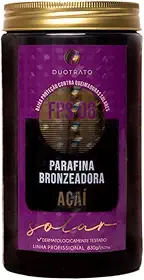 Parafina bronzeador acelerador de bronzeado Duotrato 830g (Açaí)