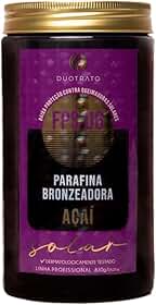 Parafina bronzeador acelerador de bronzeado Duotrato 830g (Açaí)