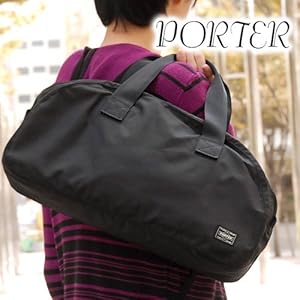 Amazon | [ポーター] 吉田カバン ボストンバッグ(L) ROUND ラウンド