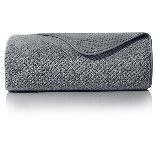 Olester Microfiber Bath Towel 1 Oversied Grey Bath Towels For Shower Pool Beach Bathroom Super Absorbent Soft Quick Dry Lightweight Towes (35 * 70, Grey) #TOP10