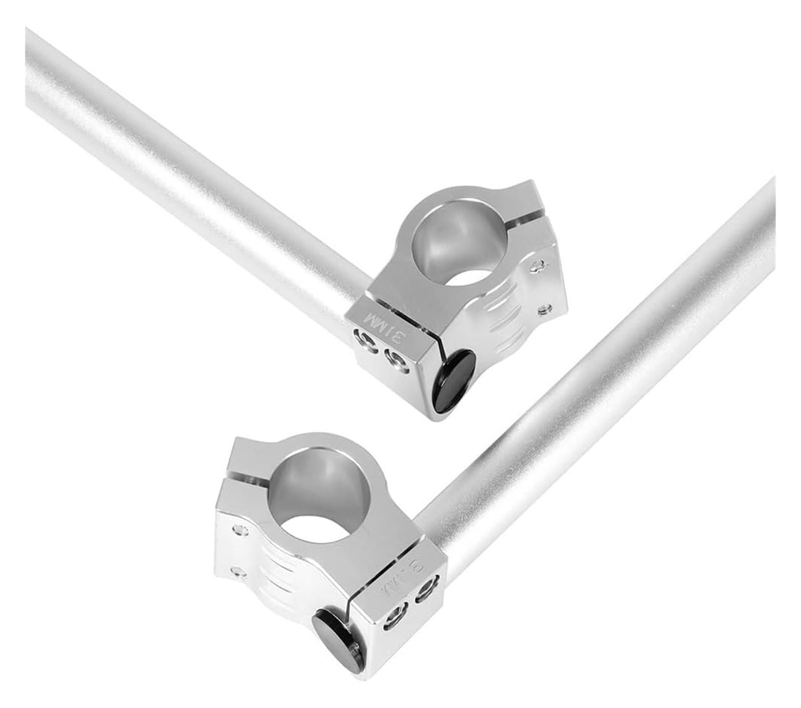 Alzas Manillar Motocicleta para Universal para H&Arley para Cromato Tubo De Horquilla Clip para Motocicleta Manillar CNC De 7/8" Manillar Aluminio con Elevación Normal 31-51 Mm(36mm)