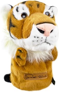 Scott Edward Golf Head Cover, Fit Driver Wood460cc and Fairway Wood, Plush Fabric, Smooth and Soft Touch Feeling,Animal Shape