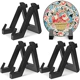 Rustikaler Kochbuchhalter für Küchenarbeitsplatte, Kochbuchständer aus Holz zum Lesen von...