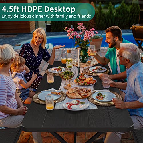 image for YITAHOME Picnic Table Heavy Duty Outdoor Picnic Table and Bench with W