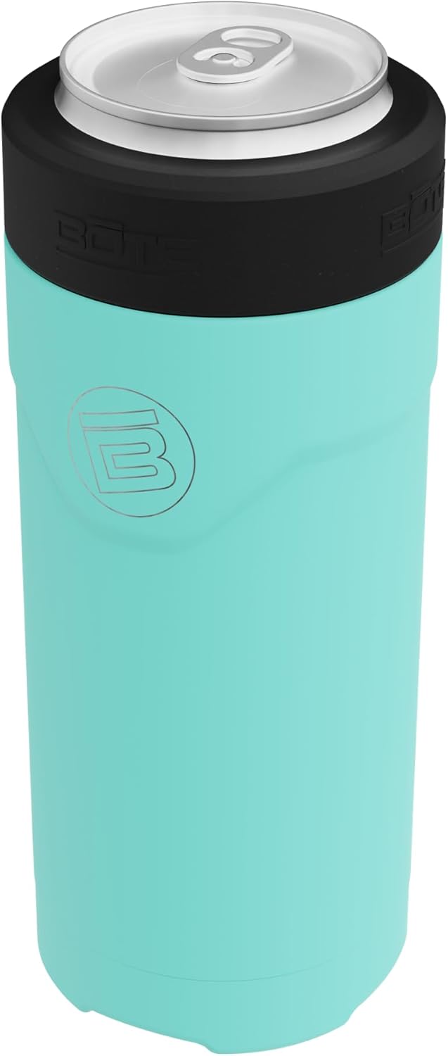 BOTE MAGNEPod Drinkware MAGNEChill Slim Can Cooler Keeps Beer Soda Cold Insulated Attach Magnetically to Compatible SUPs Kayaks Floats 12 oz Multiple Colors