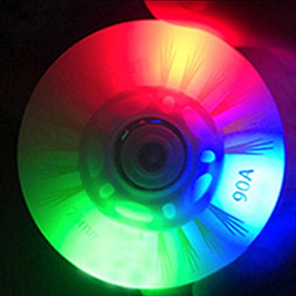 Gazaar 8 Pack Roller Blade Wheels 68mm 70mm 72mm Inline Skate Wheels with Bearings ABEC 9, Light Up Roller Blade Wheel Inline Skate Replacement Wheels, Light Up Inline Skate Wheels (72mm)