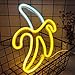ENUOLI BANANA NEON Light Signs LED Banana Neon Segno Segno Lampada da parete Powered By 3 AA Batteria/USB LED LED Banana Luce notturna per camera da letto Camera per bambini Decorazioni per feste d
