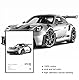 VejiA Auto-Poster, Leinwand, Wandkunst 911 GT Turbo-Poster für Herren, Schlafzimmer, ästhetische Dekoration (30,5 x 45,7 cm, ungerahmt 05)
