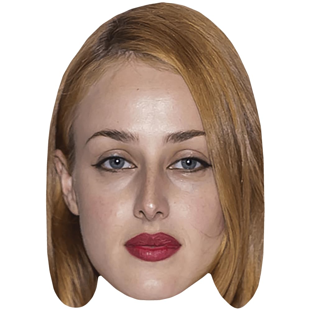 Anna Van Patten (Lipstick) Celebrity Mask, Flat Card Face, Fancy Dress Mask