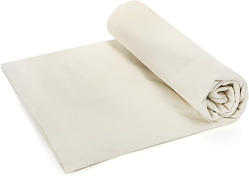 Miniatura 5 de Tosnail The Yard - Tela de muselina de algodón, 63 pulgadas x 5.5 yardas, tela de algodón de lino natural sin blanquear por yarda para coser,