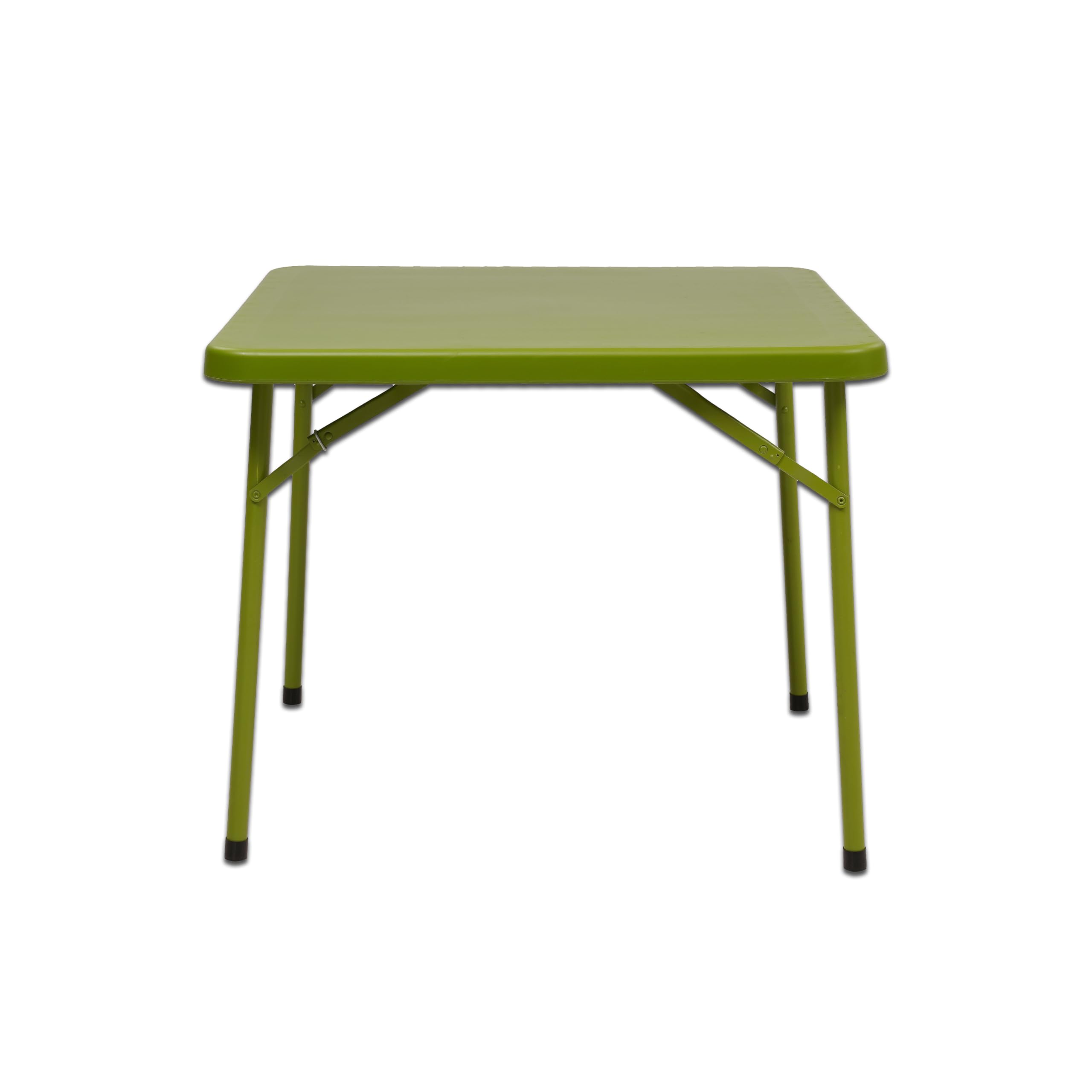 Supreme Furniture Miami Plastic & Stainless Steel Square Top Blow Molded Folding Table for Dining Room/Home/Office/WFH/Garden/Cafe/Restaurants/Hotel and Resort (Color: M-Green)-image-21
