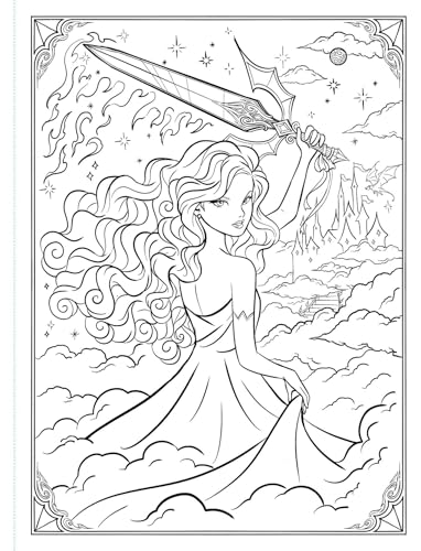 The Knights of Tayrealm Coloring Book
