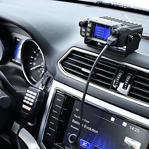 Radioddity Db25-G Gmrs Mobile Radio, 25 Watts Two Way Radio Long Range, Quad Watch, Gmrs Repeater Capable, With Dual Band Scanning Receiver, For Car Vehicle, Off Road, Overlanding #TOP6