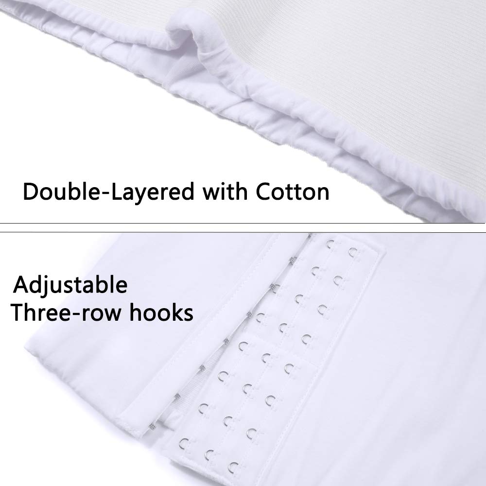 XUJI Binder per il seno Tomboy Cotton traspirante con elastico per donne transgender FTM