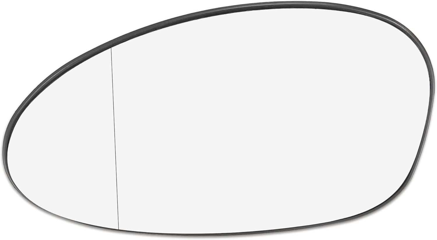 X AUTOHAUX Car Rearview Mirror Glass Replacement with Backing Plate Heated Left Side Driver Side for BMW 335i 135i 330xi 128i