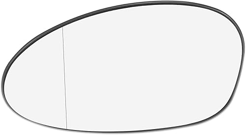 X AUTOHAUX Espejo retrovisor de coche de repuesto con placa de respaldo calentada lado izquierdo del conductor para BMW 335i 135i 330xi 128i