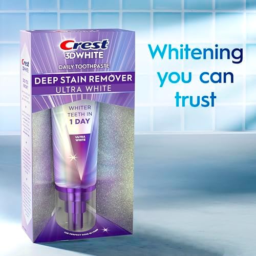 Crest Toothpaste 3DWhite Deep Stain Remover Ultra White - 67mL - Daily Use - Whiter Teeth in 1 Day — view 9